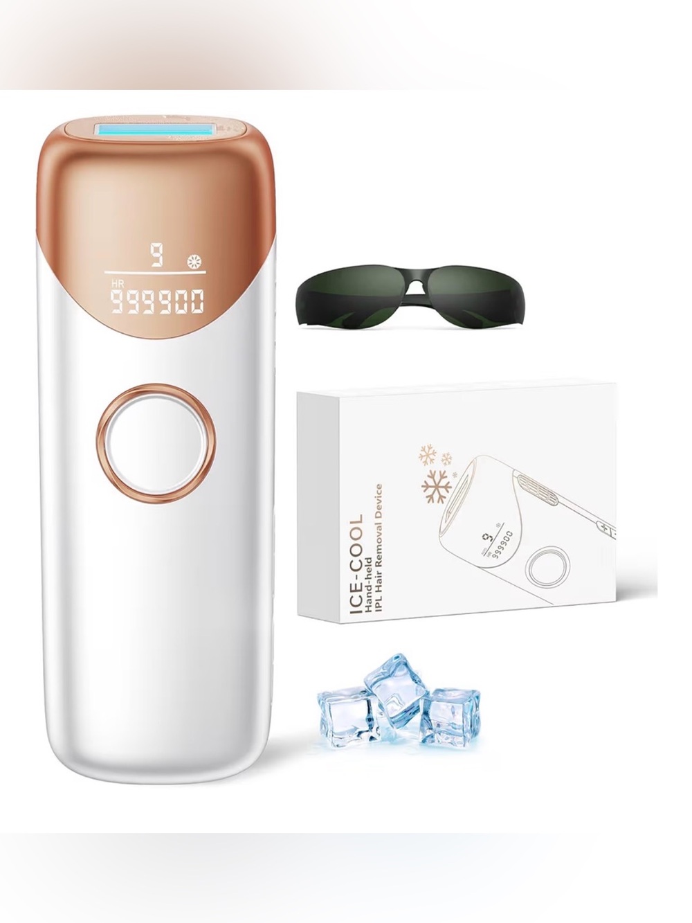Laser Hair Removal with 5℃ Ice Cooling